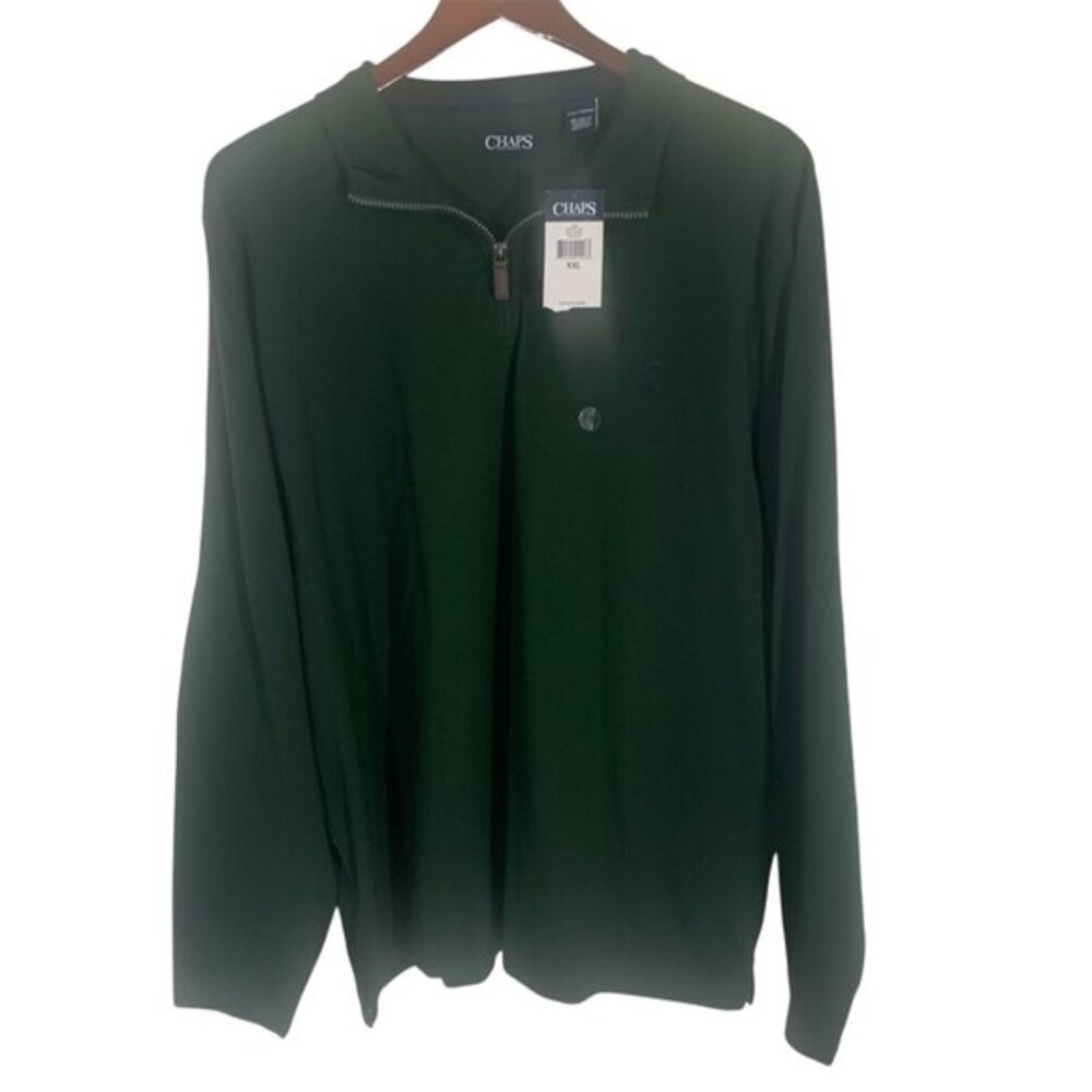 Chaps Men's Dark Green Sweater XXL Brand New With Tags. NWT